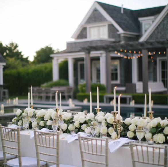 Full Mixed Of White Premium Flowers For Toscan Table