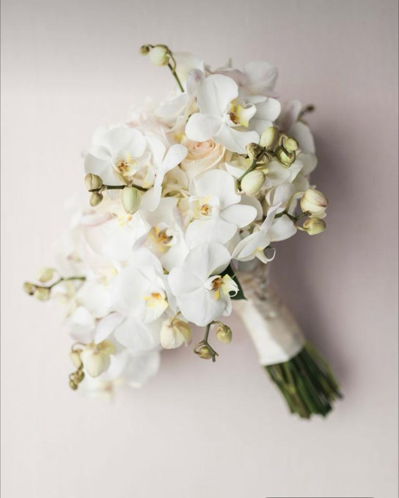 Bride Orchids And Mixed Soft Flowers Bouquet