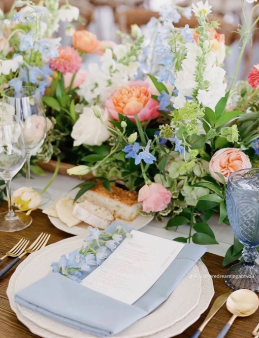 Low Centerpiece for round table