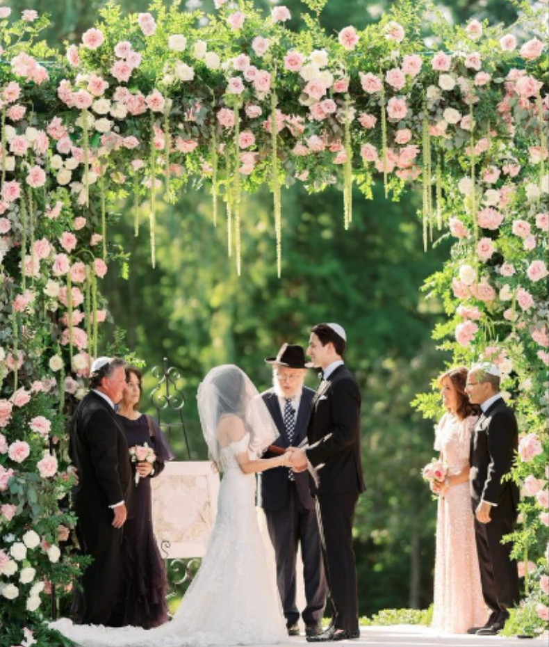 Two Front legs and top as the picture and Two Back legs with only greenery