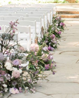 Small Flower Aisle Markers