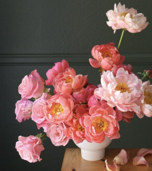 Medium Flower Arrangement (Peonies)