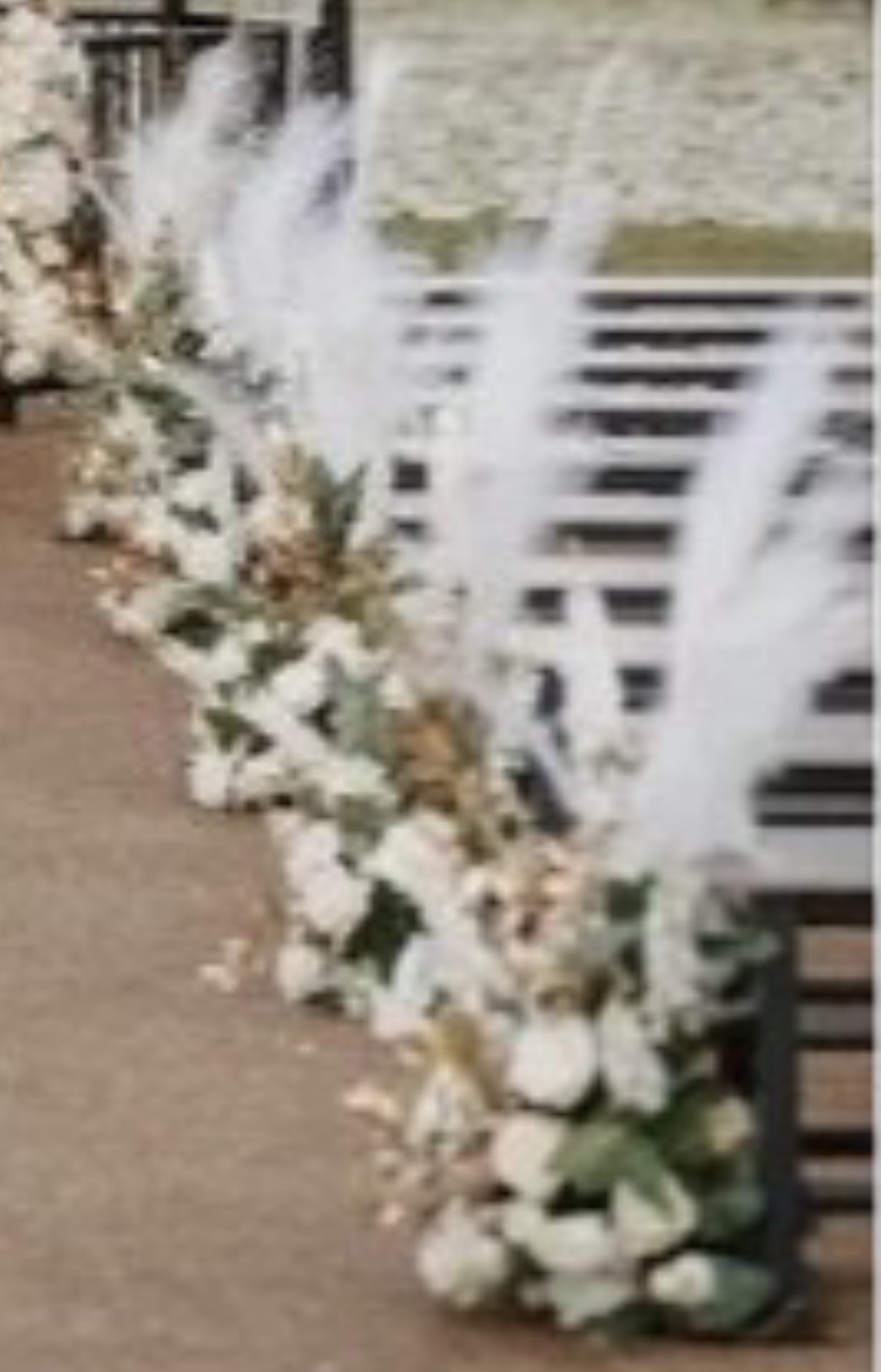 Aisle Flowers Arrangement (Feather Touch)