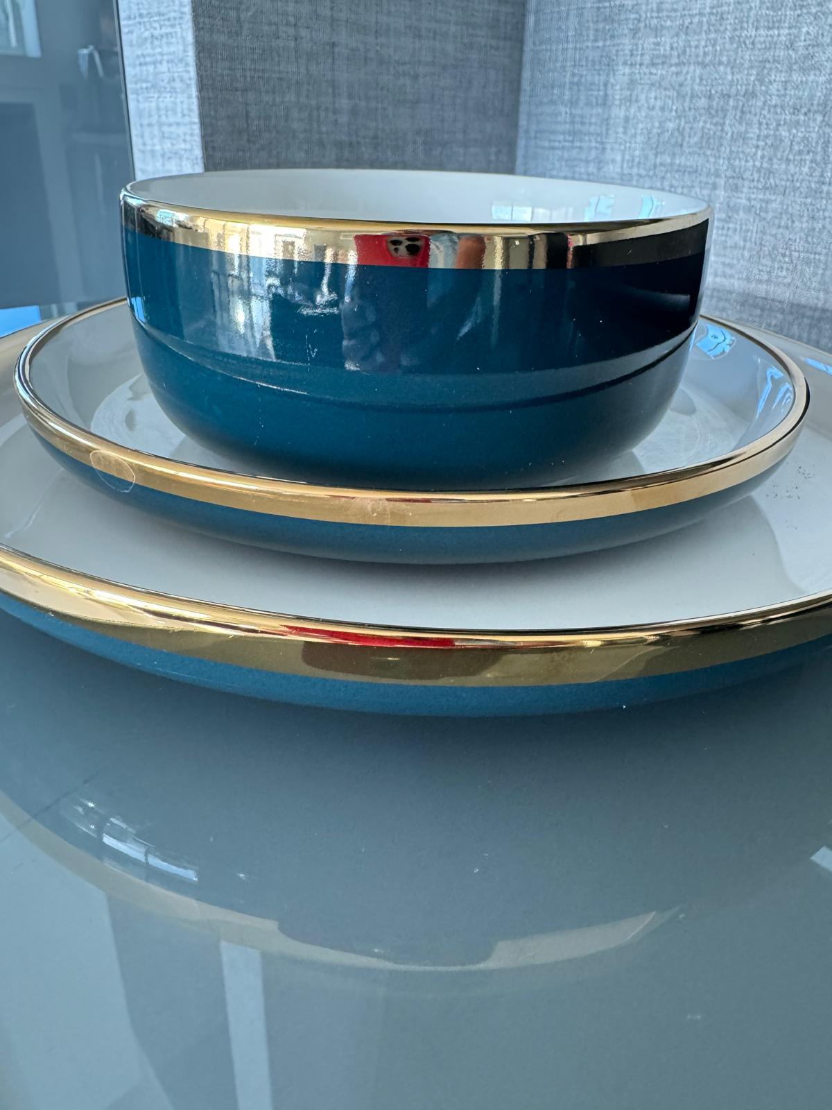 Dinnerware For 8p (Charger Plate, Plate & Soup Plate)