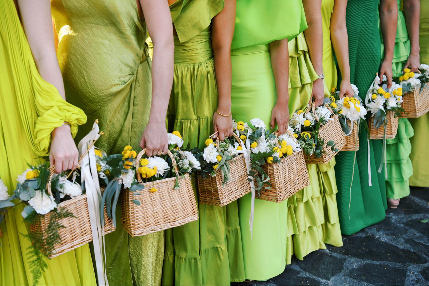 Bridesmaids Basket HandBag Florals