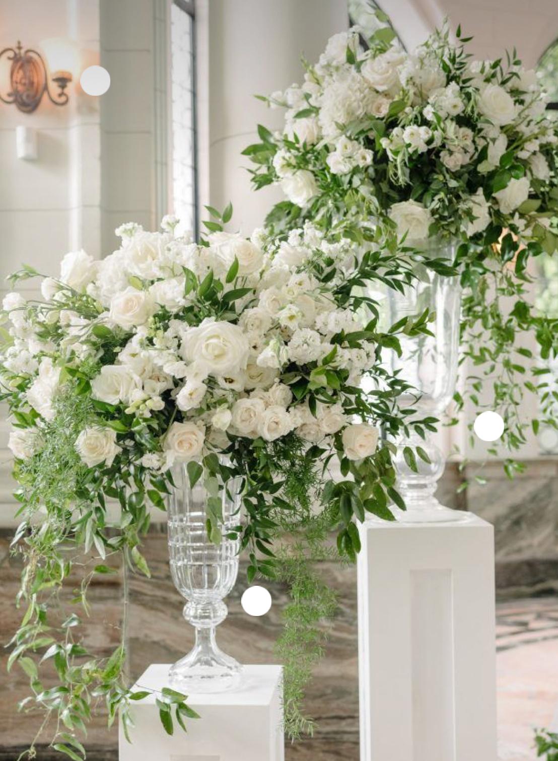 Wedding Flower Arrangement Of Ceremony