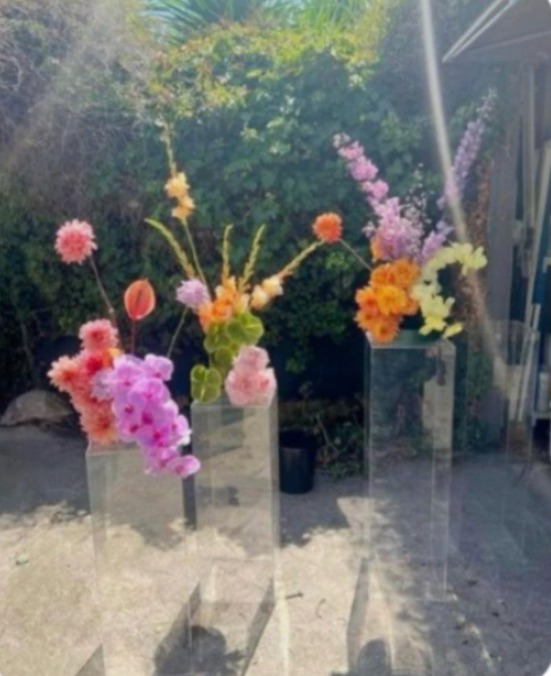 Ceremony Flowers on Pedestals I