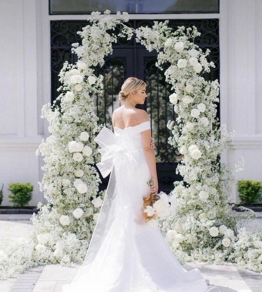 Symmetrical Ceremony Wedding Arch