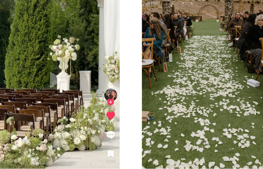 Aisle Ceremony Flowers