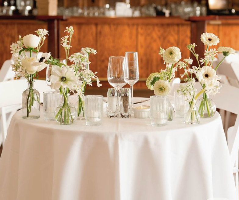 Sweethearth Table Flowers & Floating Candles