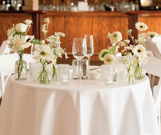 Sweethearth Table Flowers & Floating Candles