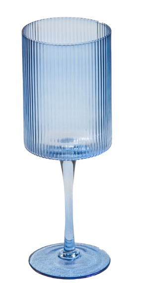 Blue Wine/Water Glass Cup (25/Rack)