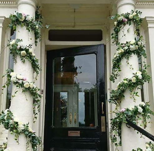 Floral Garland Decor (column)