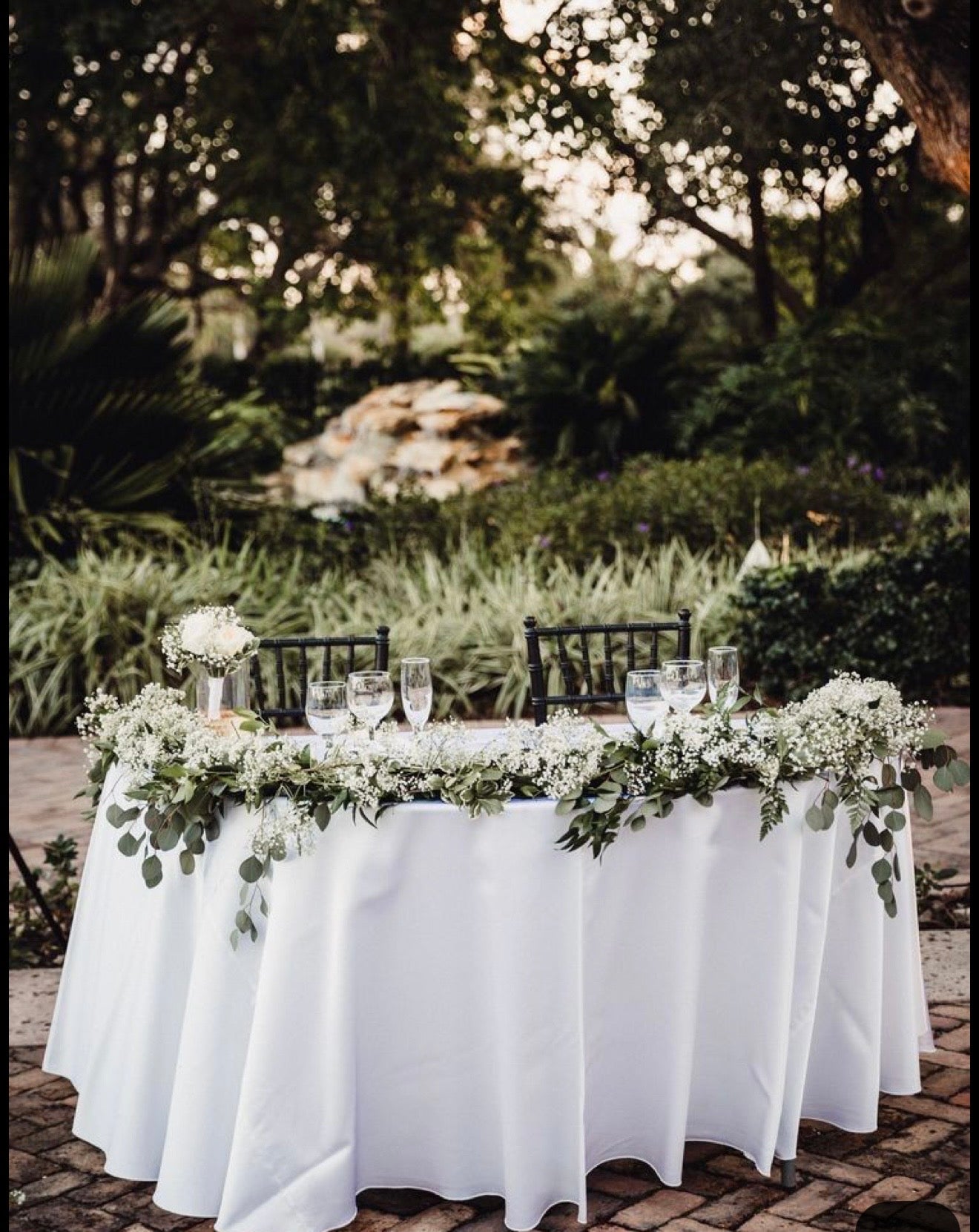 Sweetheart Table Floral Arrangement