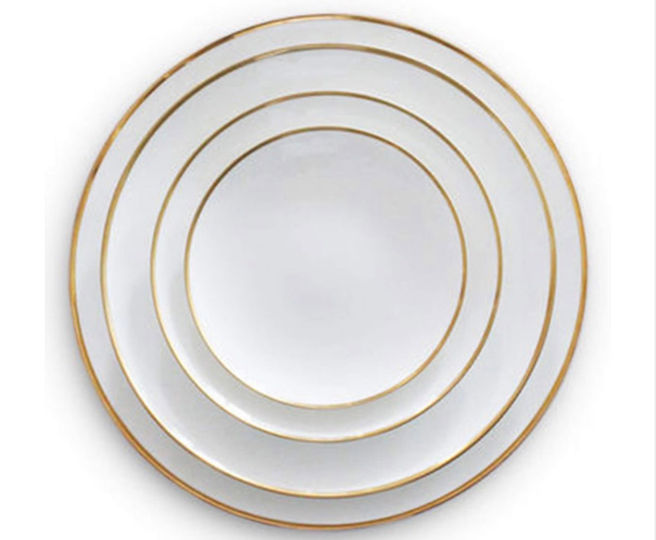 Dinner - Salad - Dessert Plate