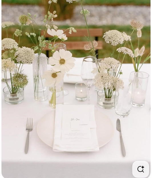 Family Table (bud vases)