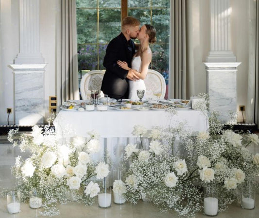 Flowers arrangement (Sweetheart Table)